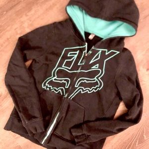 Women’s Fox Zip Up Sweater